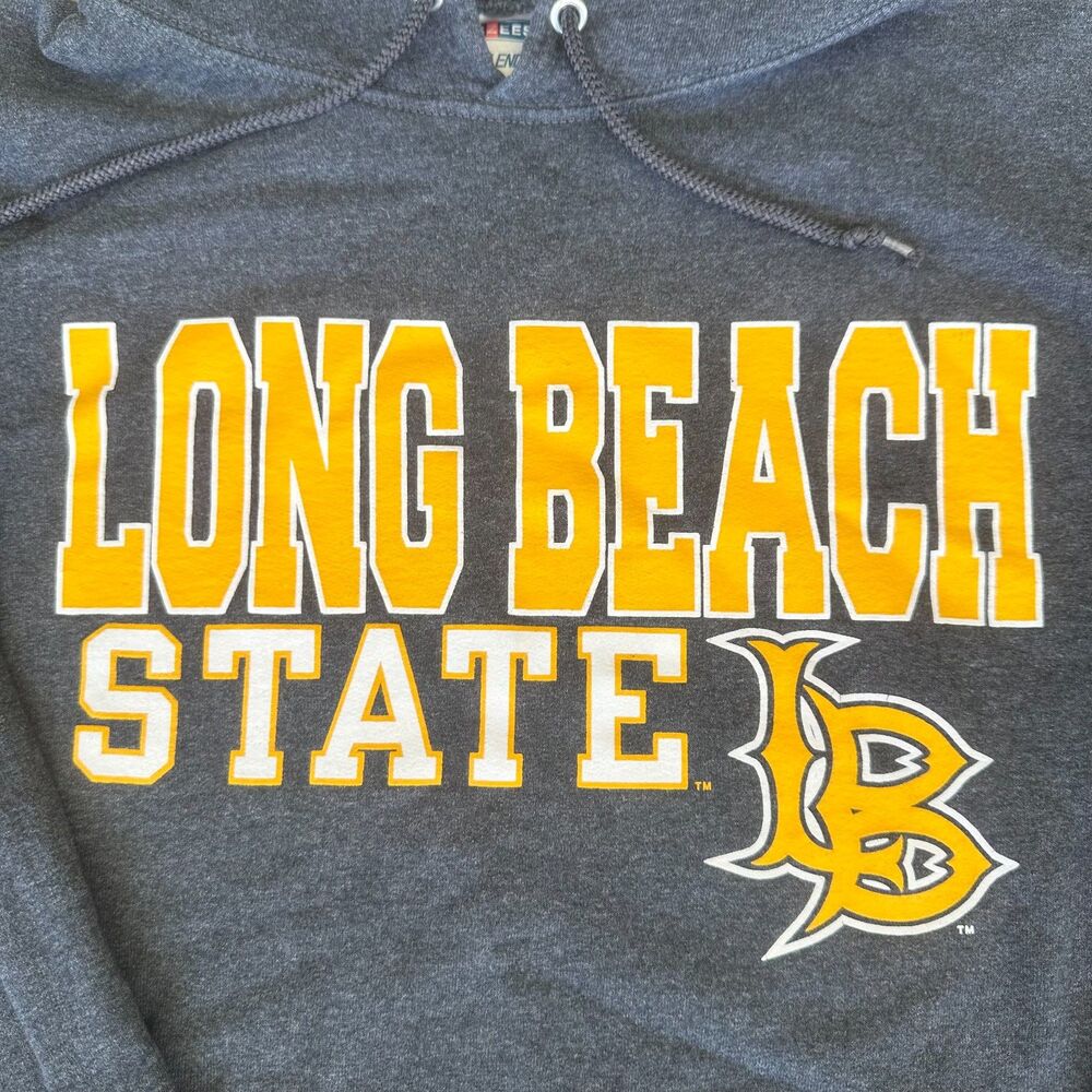 CSULB Cal State Long Beach Hoodie Gray womens size M EXCELLENT CONDITION